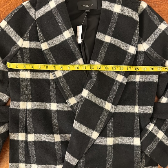 Ann Taylor • Draped Collar Wrap Coat  NEW - Picture 3 of 7